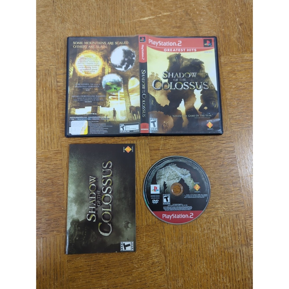 Shadow of the‎ Colossus Greatest Hits Sony PlayStation 2 PS2 - In Box w/ Manual